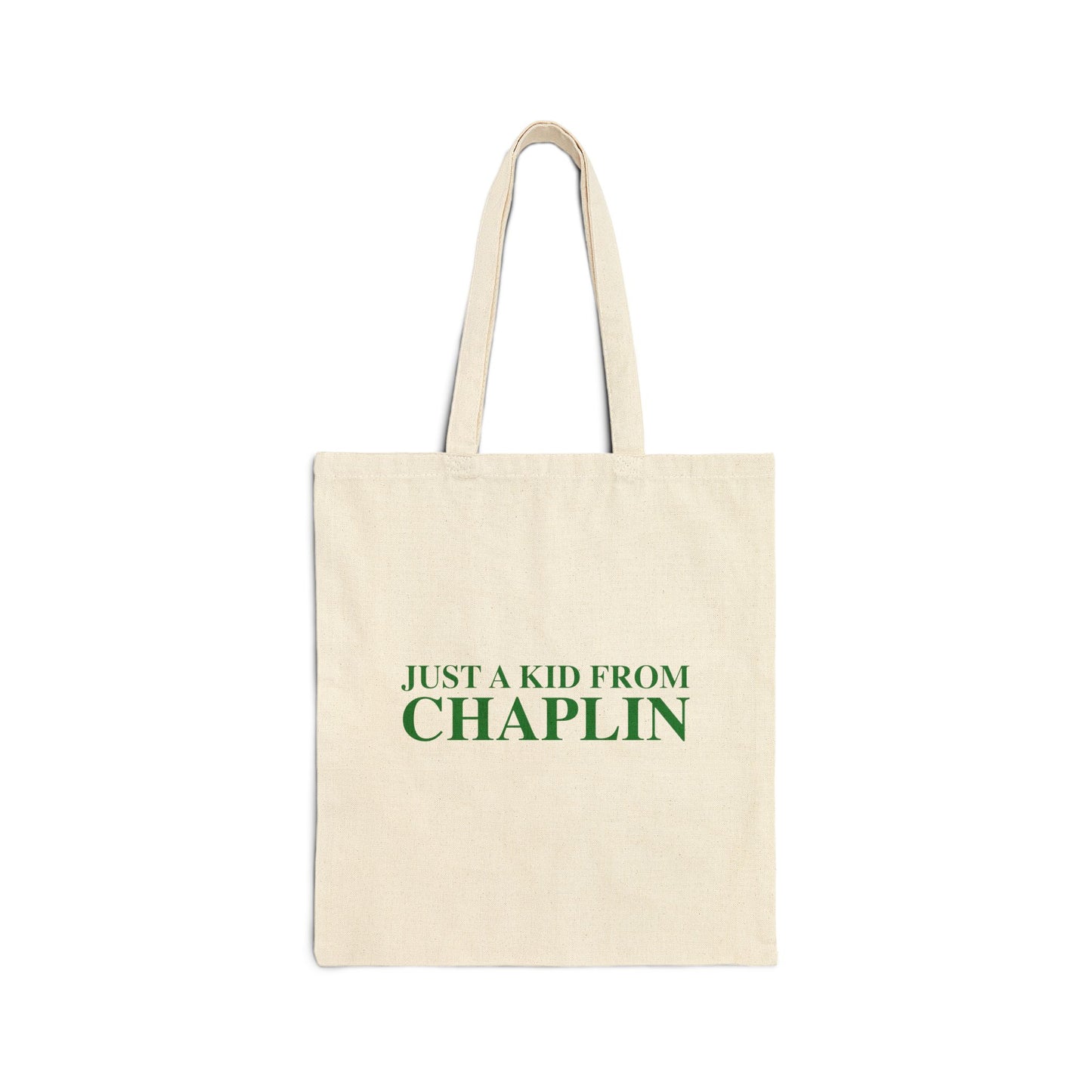 Just a kid from Chaplin Cotton Canvas Tote Bag