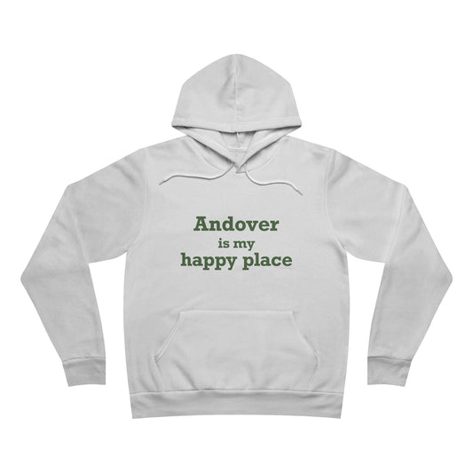 Andover is My Happy Place Unisex Sponge Fleece Pullover Hoodie