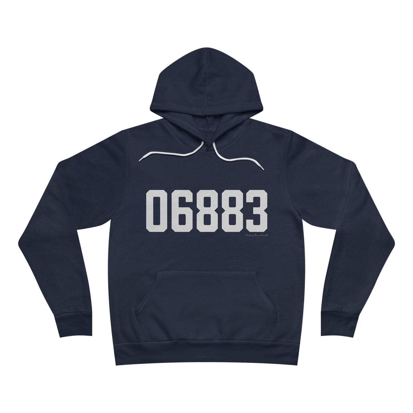 06883 Weston CT Zip Code Unisex Sponge Fleece Pullover Hoodie Sweatshirt