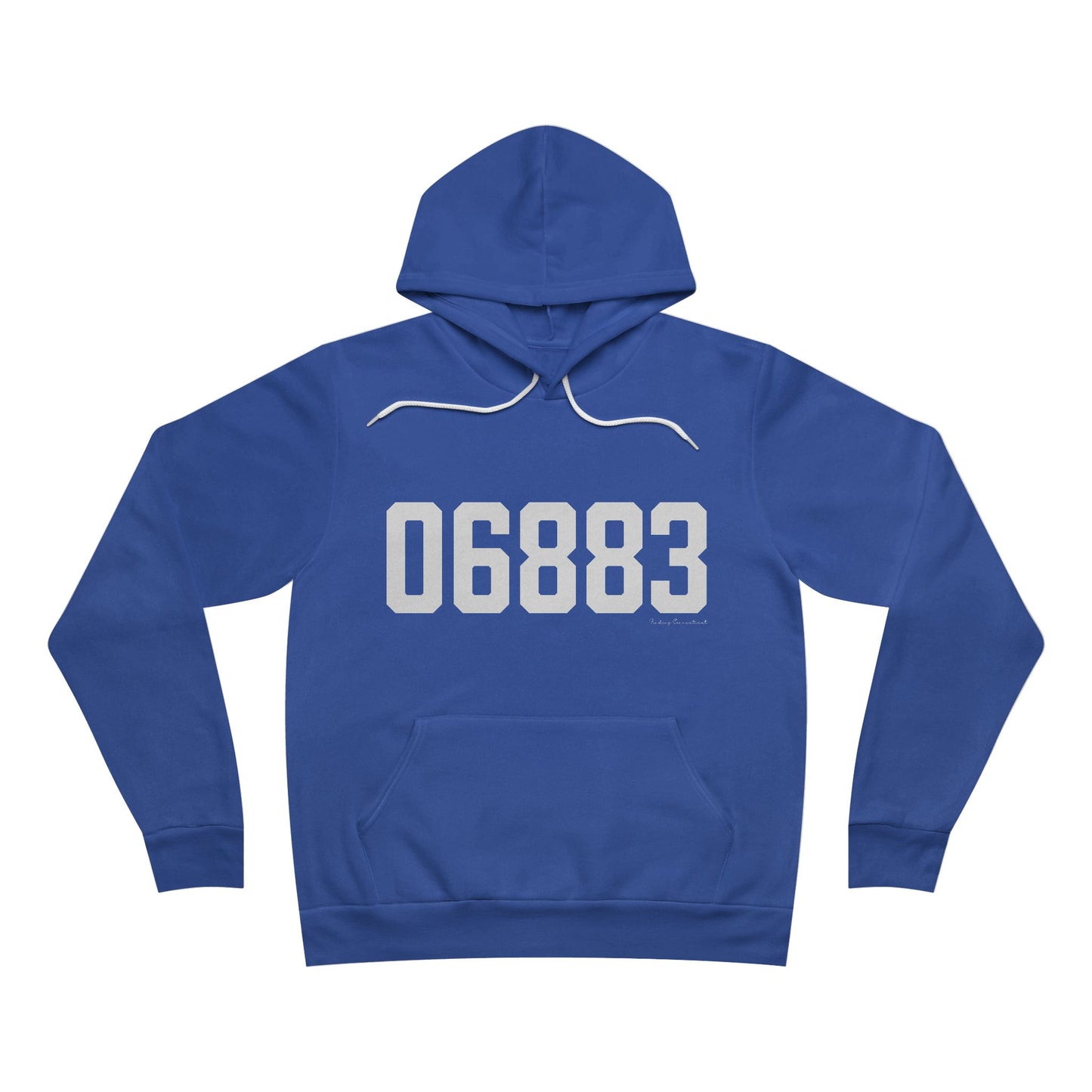 06883 Weston CT Zip Code Unisex Sponge Fleece Pullover Hoodie Sweatshirt