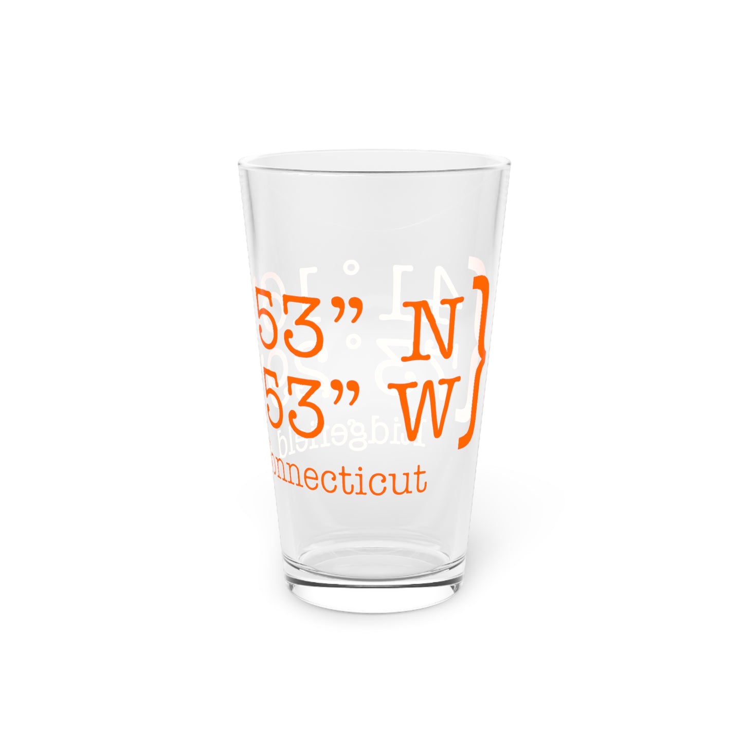 Ridgefield Coordinates Pint Glass, 16oz