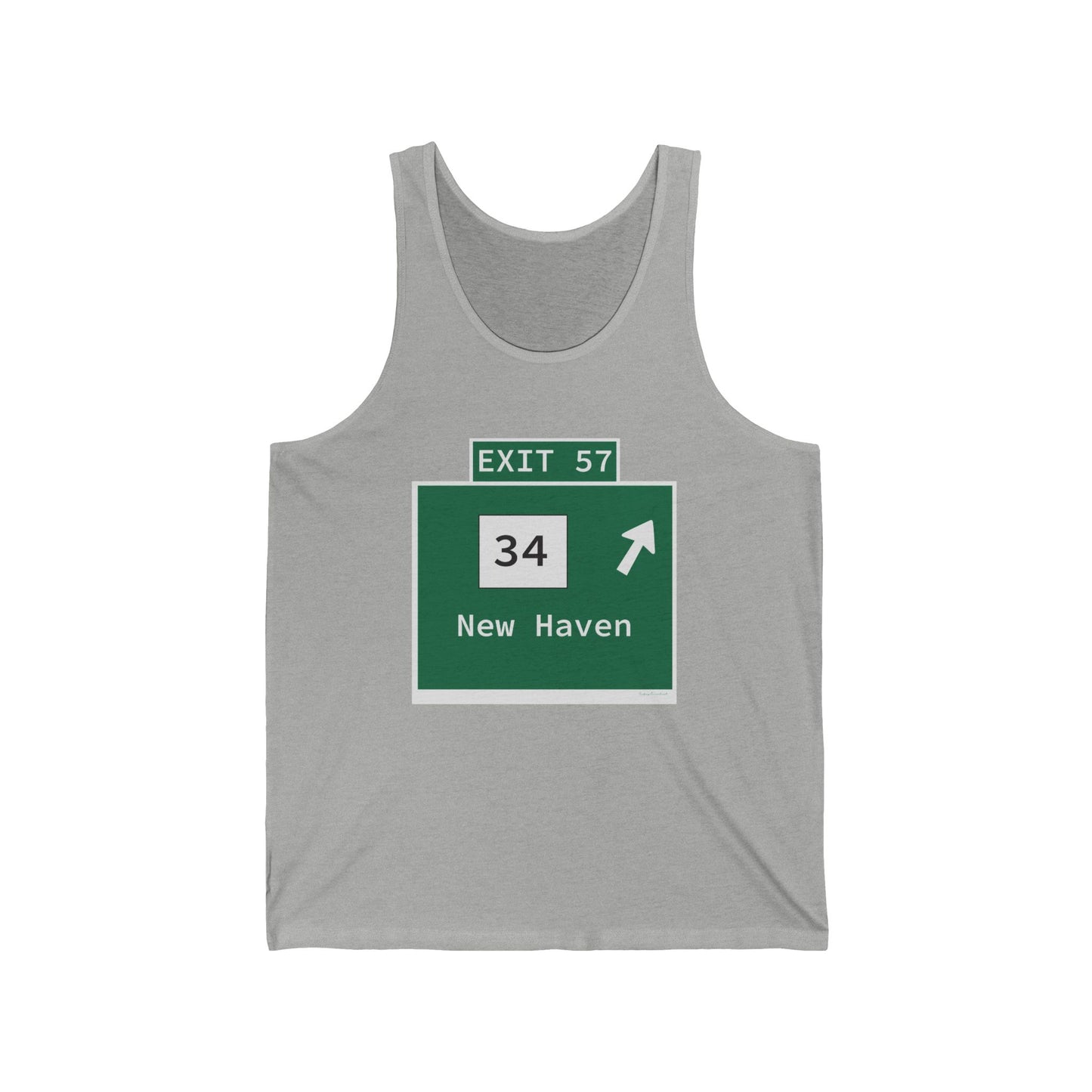 Vintage WCP Exit 57 Sign Unisex Jersey Tank Top