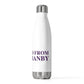 Just a kid from East Granby Insulated Bottle