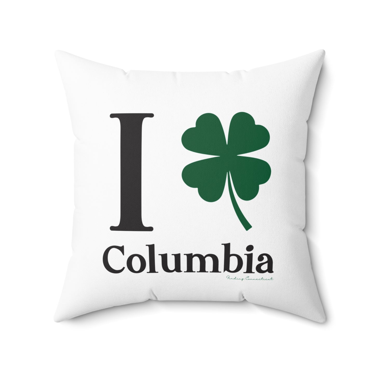 I Clover Columbia Spun Polyester Square Pillow