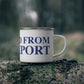 Just a kid from Bridgeport Enamel Camping Mug