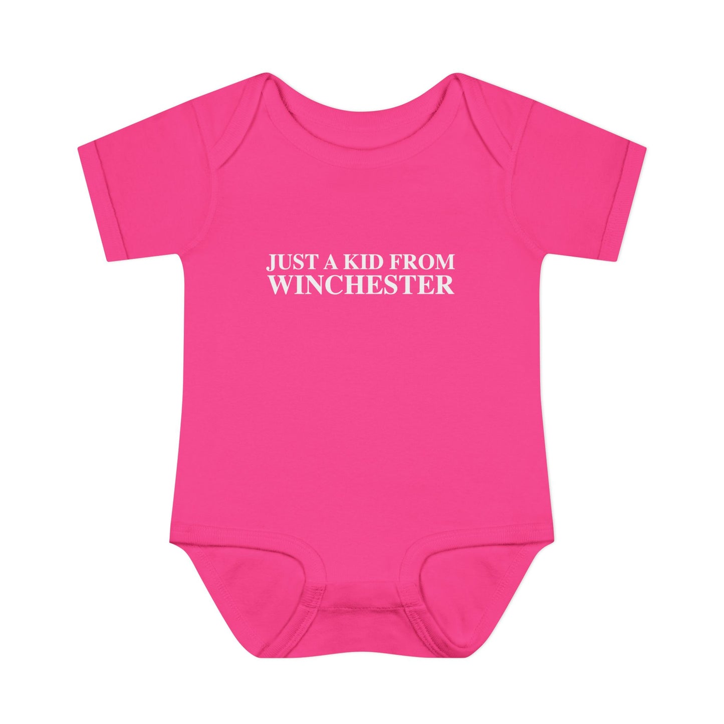Just a kid from Winchester Infant Baby Rib Bodysuit