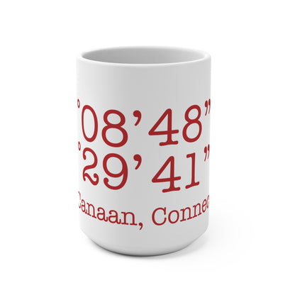 New Canaan Coordinates Mug 15oz