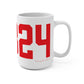 06824 Fairfield Connecticut Zip Code Mug 15oz