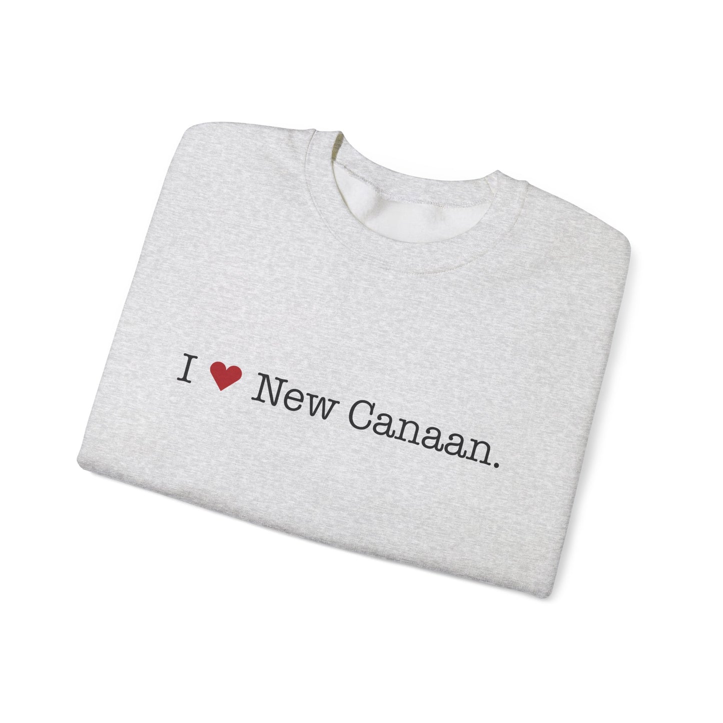 I Heart New Canaan. Unisex Heavy Blend™ Crewneck Sweatshirt