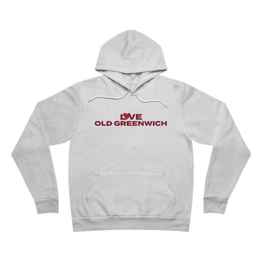 Love Old Greenwich Unisex Sponge Fleece Pullover Hoodie