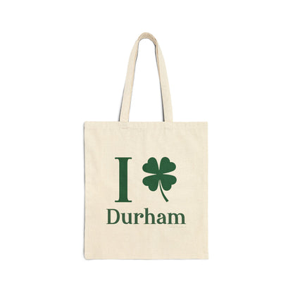 I Clover Durham Cotton Canvas Tote Bag