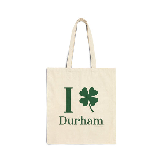 I Clover Durham Cotton Canvas Tote Bag