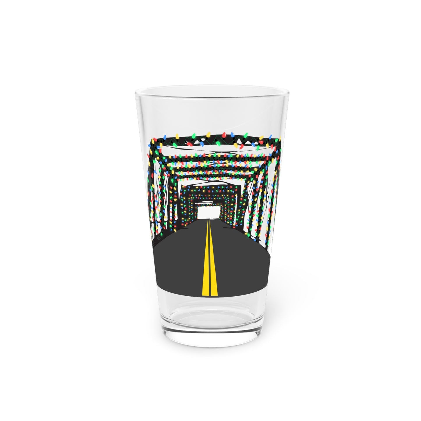 Saugatuck Bridge Lights  Pint Glass, 16oz