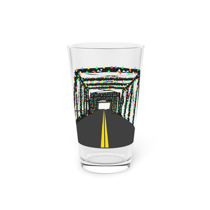Saugatuck Bridge Lights  Pint Glass, 16oz
