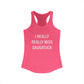 I Really Really Miss Saugatuck Women's Ideal Racerback Tank