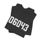 06043 Bolton CT Zip Code Unisex Jersey Short Sleeve T-Shirt