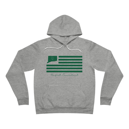 Pomfret Connecticut St. Patrick’s Day Flag Unisex Sponge Fleece Pullover Hoodie