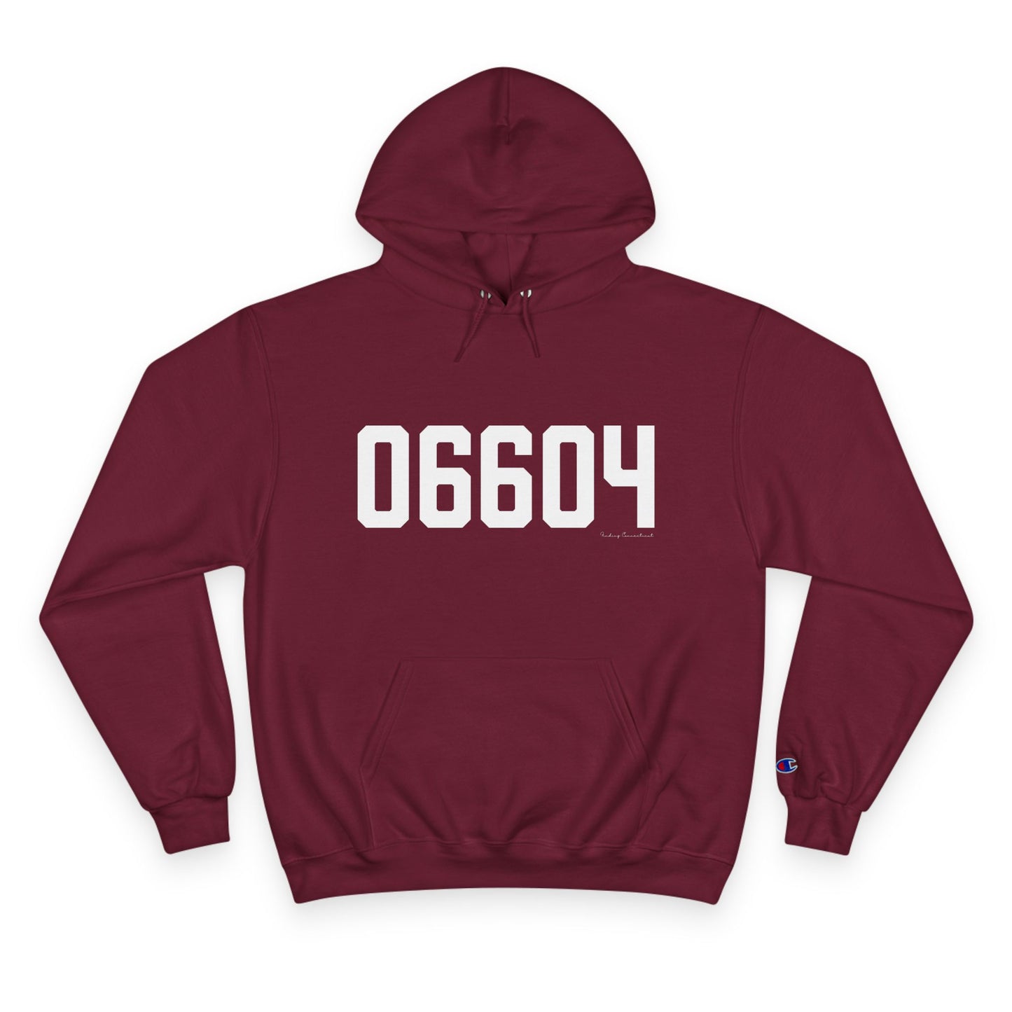 06604 Bridgeport CT Zip Code Champion Hoodie Sweatshirt