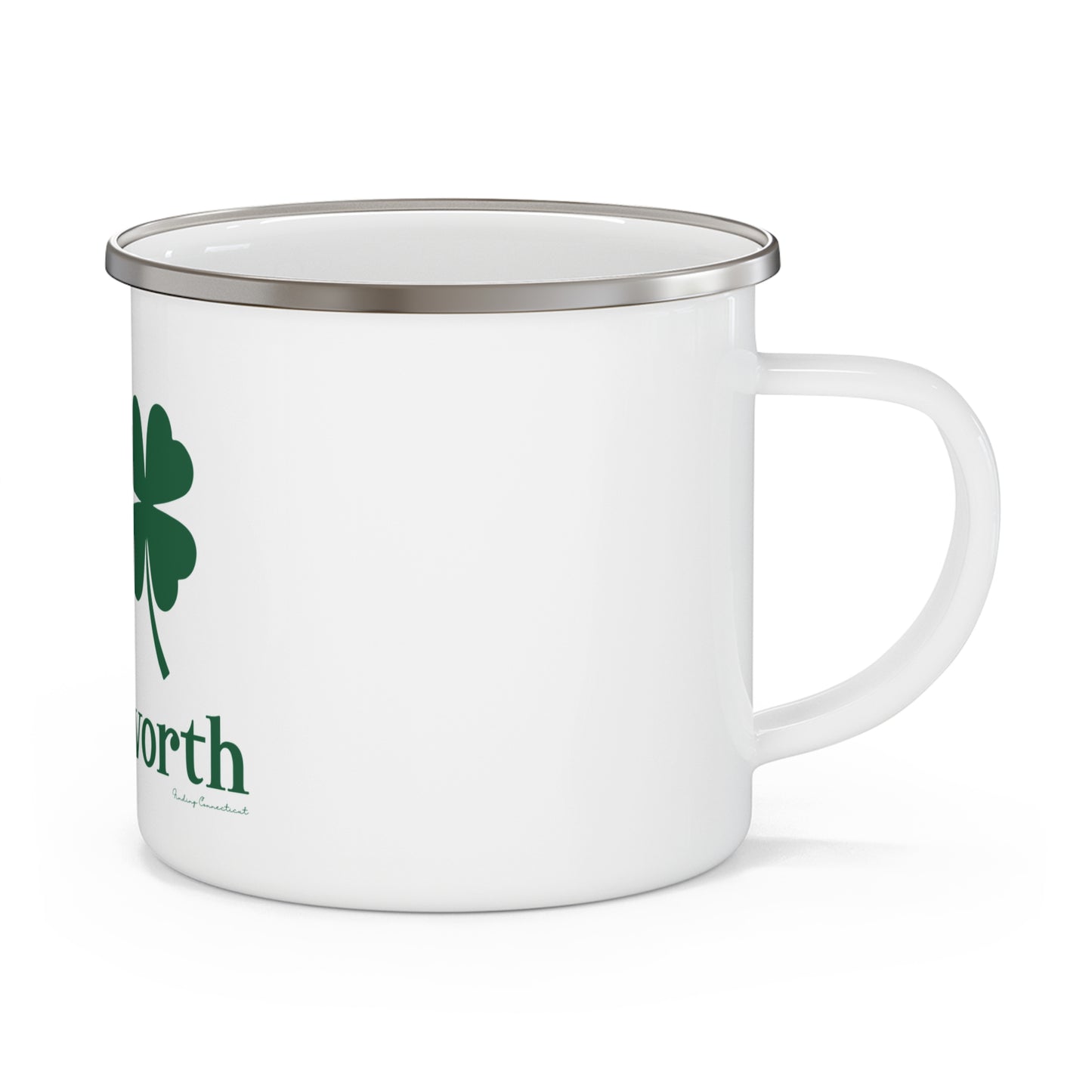 I Clover Killingworth Enamel Camping Mug