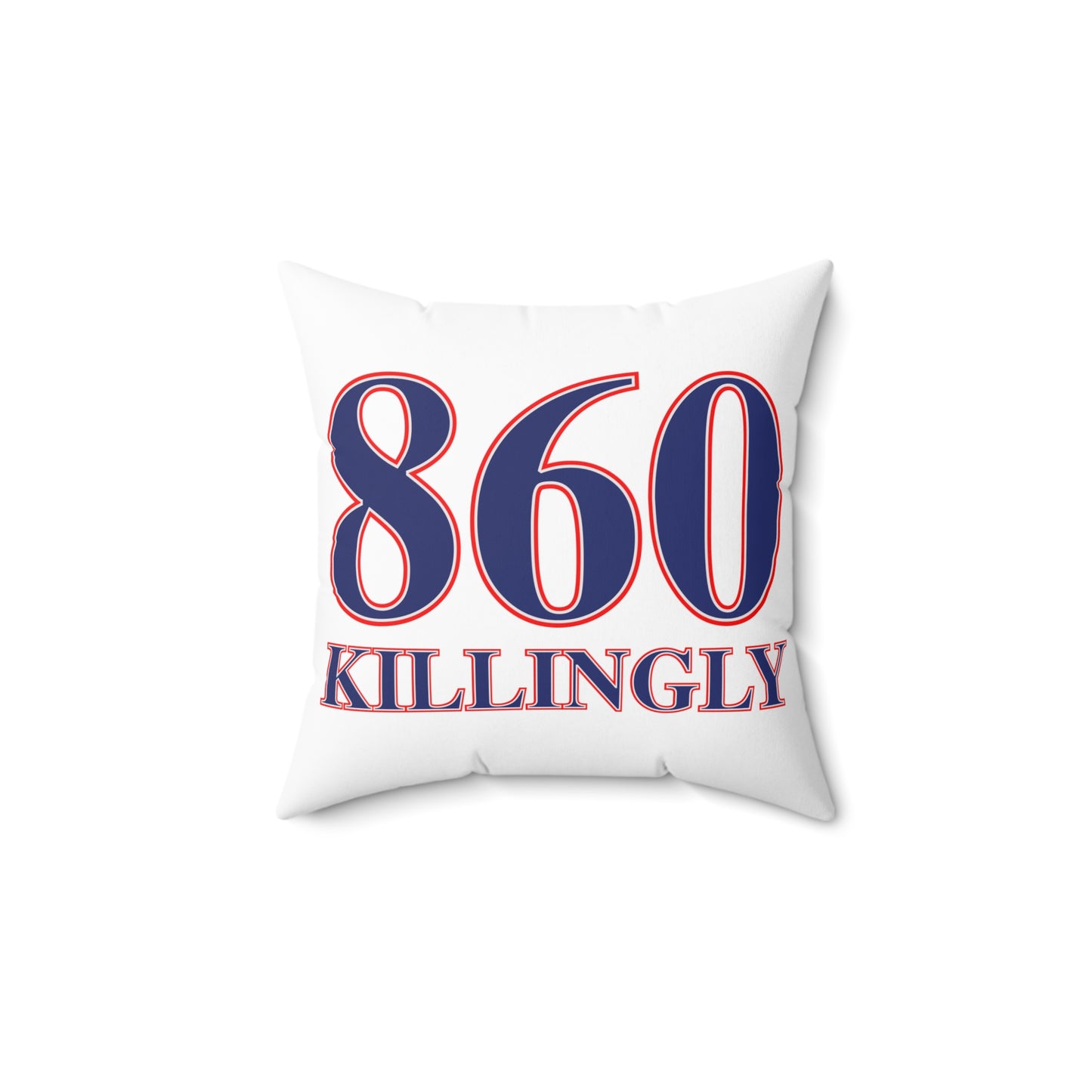 860 Killingly Red, White & Blue Spun Polyester Square Pillow