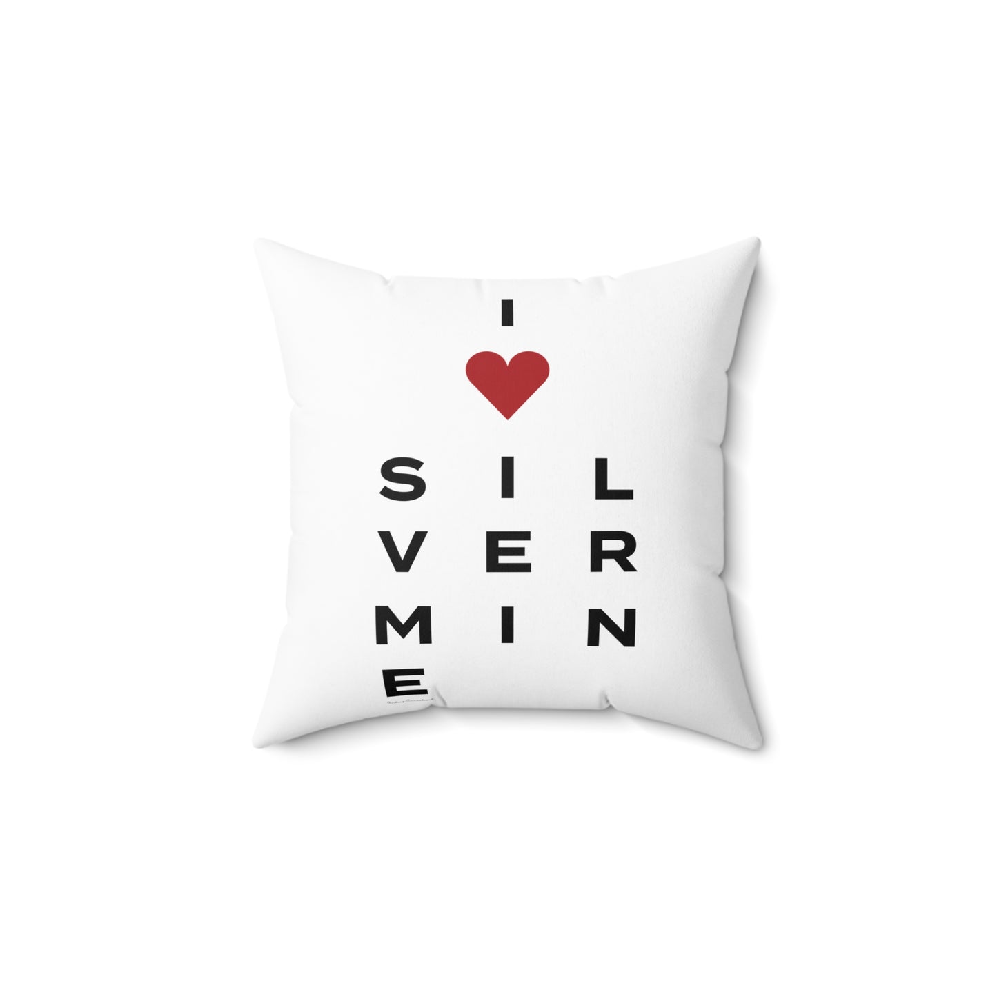 Silvermine Vision Spun Polyester Square Pillow