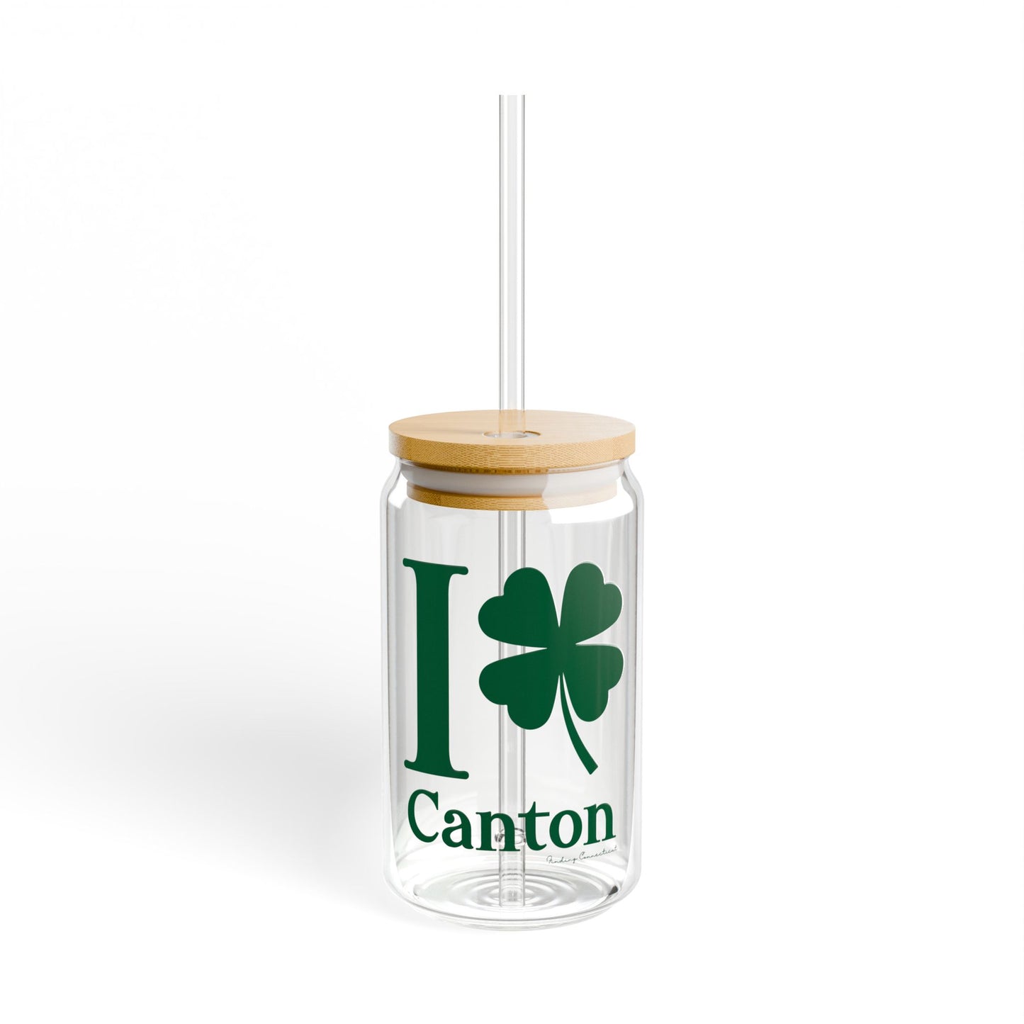 I Clover Canton Sipper Glass, 16oz