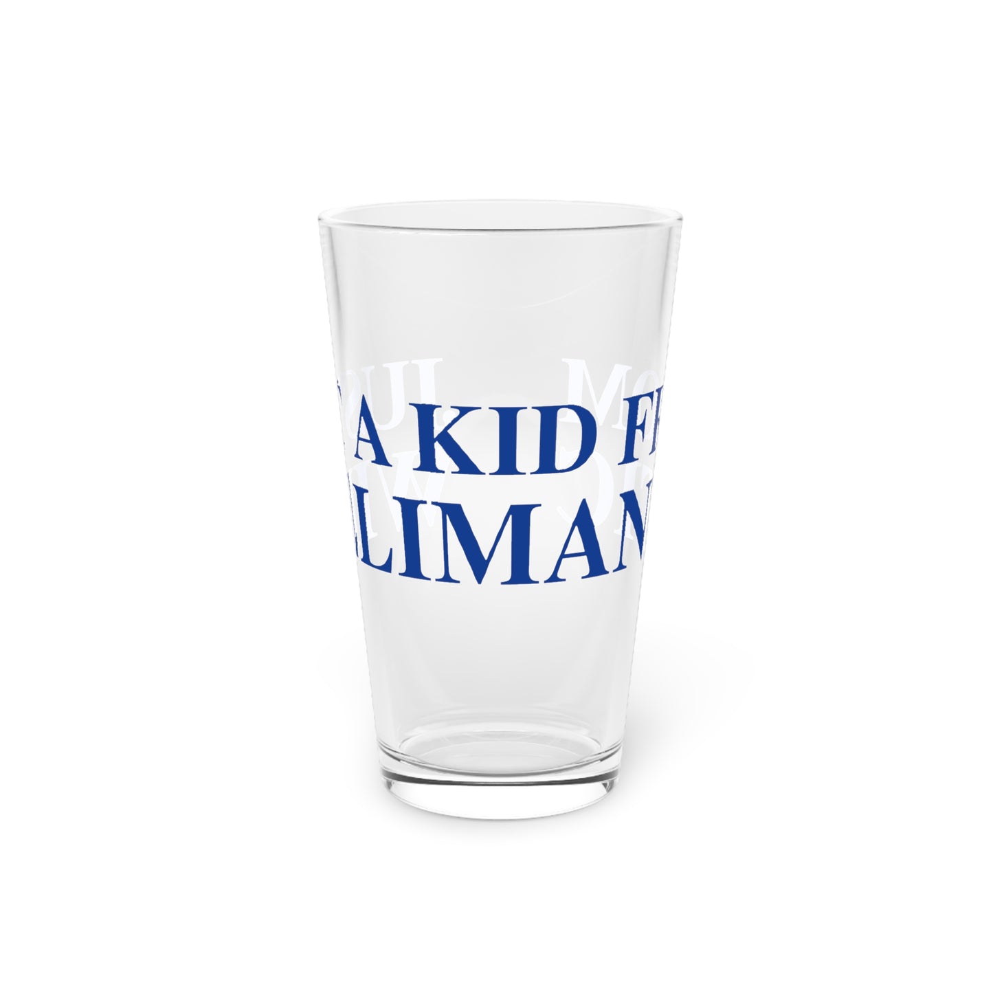 Just a kid from Willimantic Pint Glass, 16oz