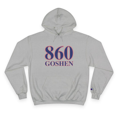 860 Goshen Red White & Blue Champion Hoodie