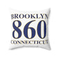 Brooklyn 860 Connecticut Spun Polyester Square Pillow