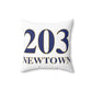 203 Newtown Spun Polyester Square Pillow