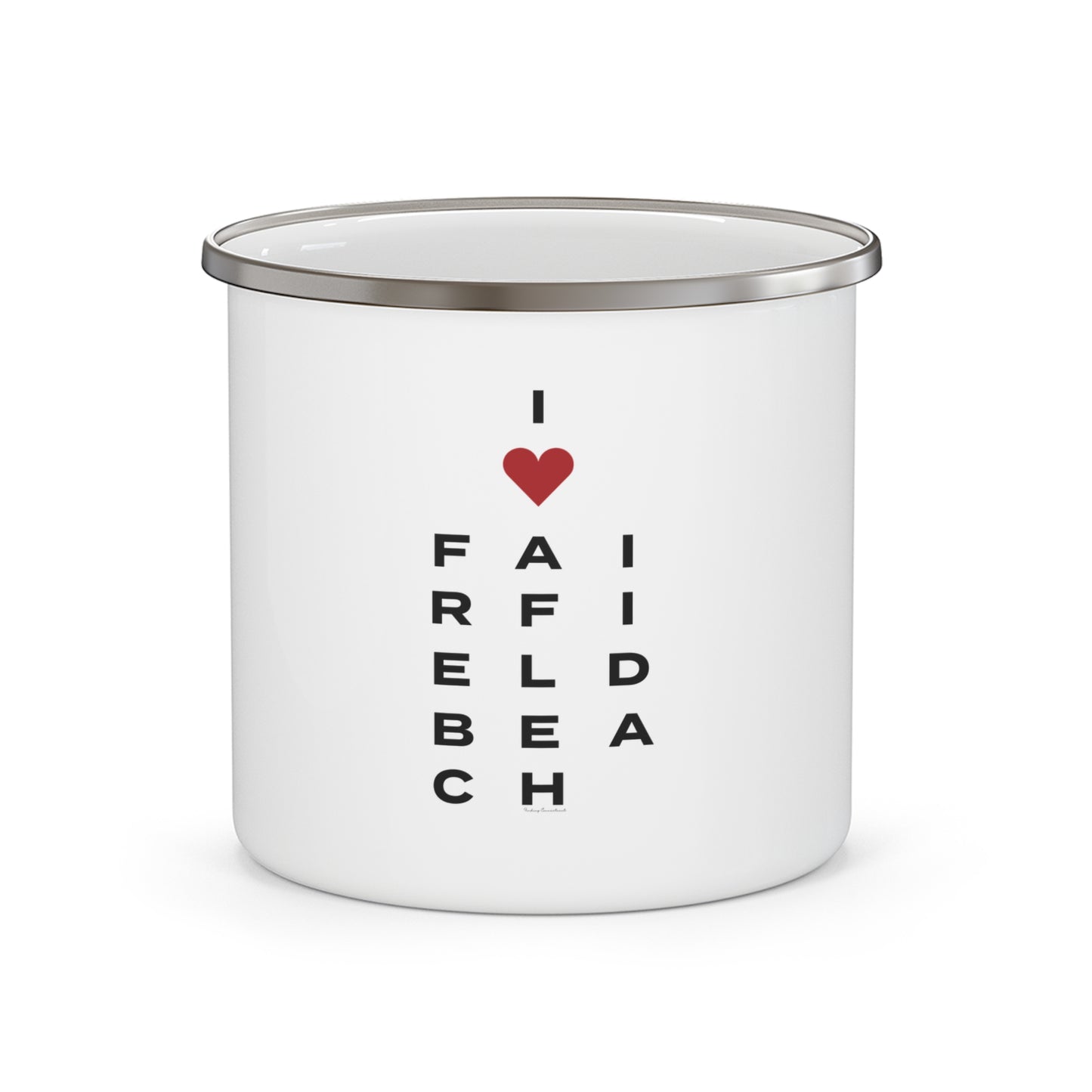 Fairfield Beach Vision Enamel Camping Mug