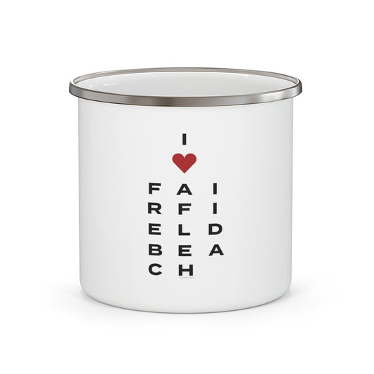 Fairfield Beach Vision Enamel Camping Mug