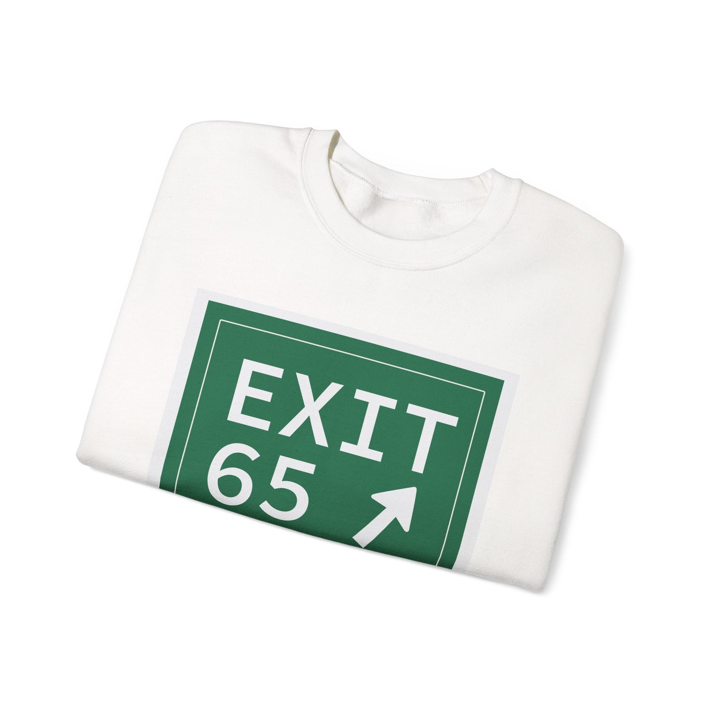 Vintage Exit 65 WCP Sign Unisex Heavy Blend™ Crewneck Sweatshirt