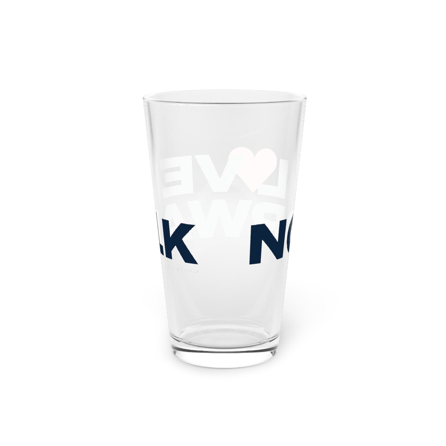 Love Norwalk  Pint Glass, 16oz