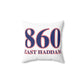 860 East Haddam Red, White & Blue Spun Polyester Square Pillow