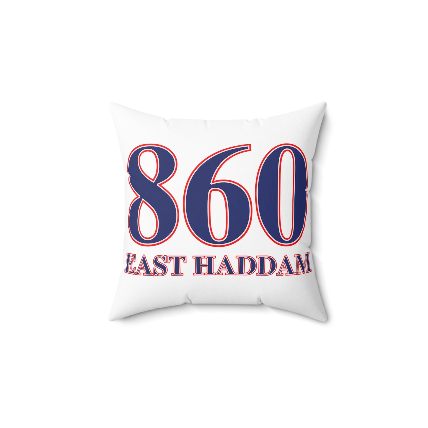 860 East Haddam Red, White & Blue Spun Polyester Square Pillow