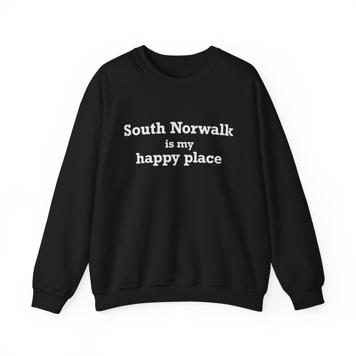 South Norwalk is My Happy Place Unisex Heavy Blend™ Crewneck Sweatshirt