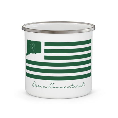 Essex Connecticut St. Patrick’s Day Flag Enamel Camping Mug