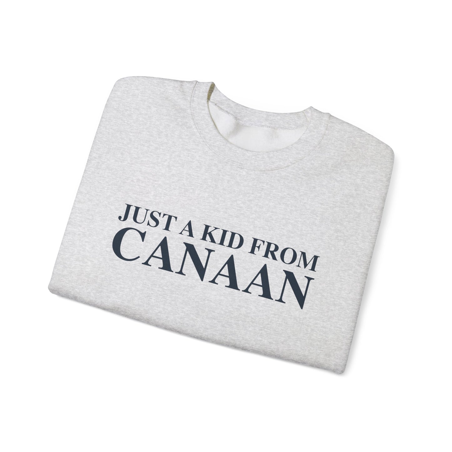 Just a kid from Canaan Unisex Heavy Blend™ Crewneck Sweatshirt