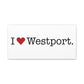 I Heart Westport. Matte Canvas, Stretched, 1.25"