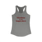 Cheshire is My Happy Place Women's Ideal Racerback Tank Top
