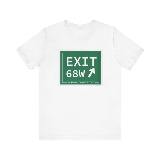 Vintage Exit 68W WCP Sign Unisex Jersey Short Sleeve T-Shirt