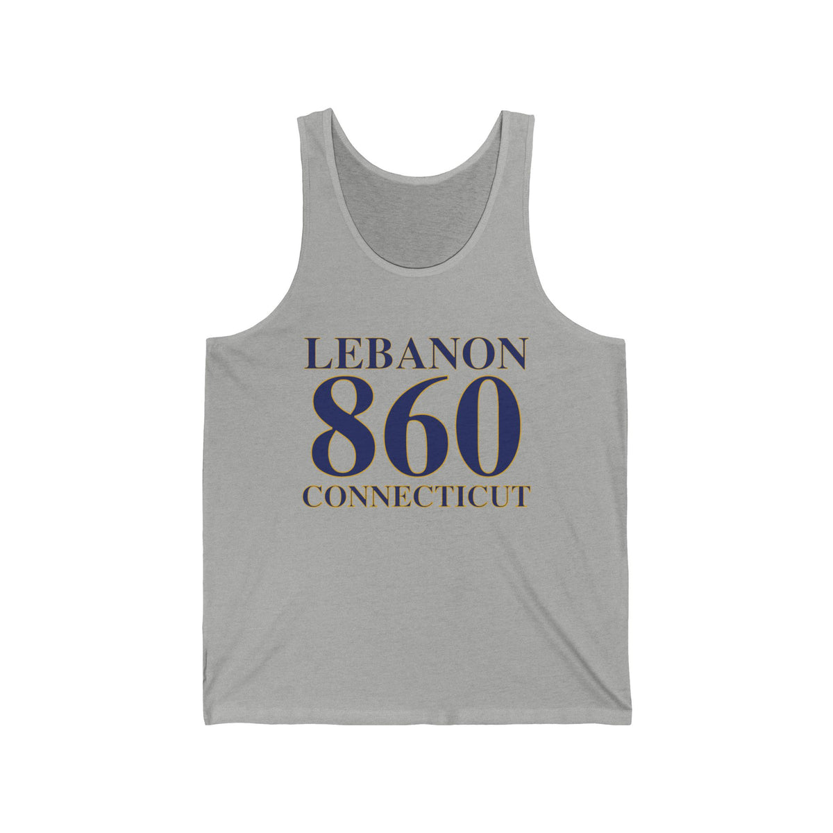 Lebanon 860 Connecticut Unisex Jersey Tank Top
