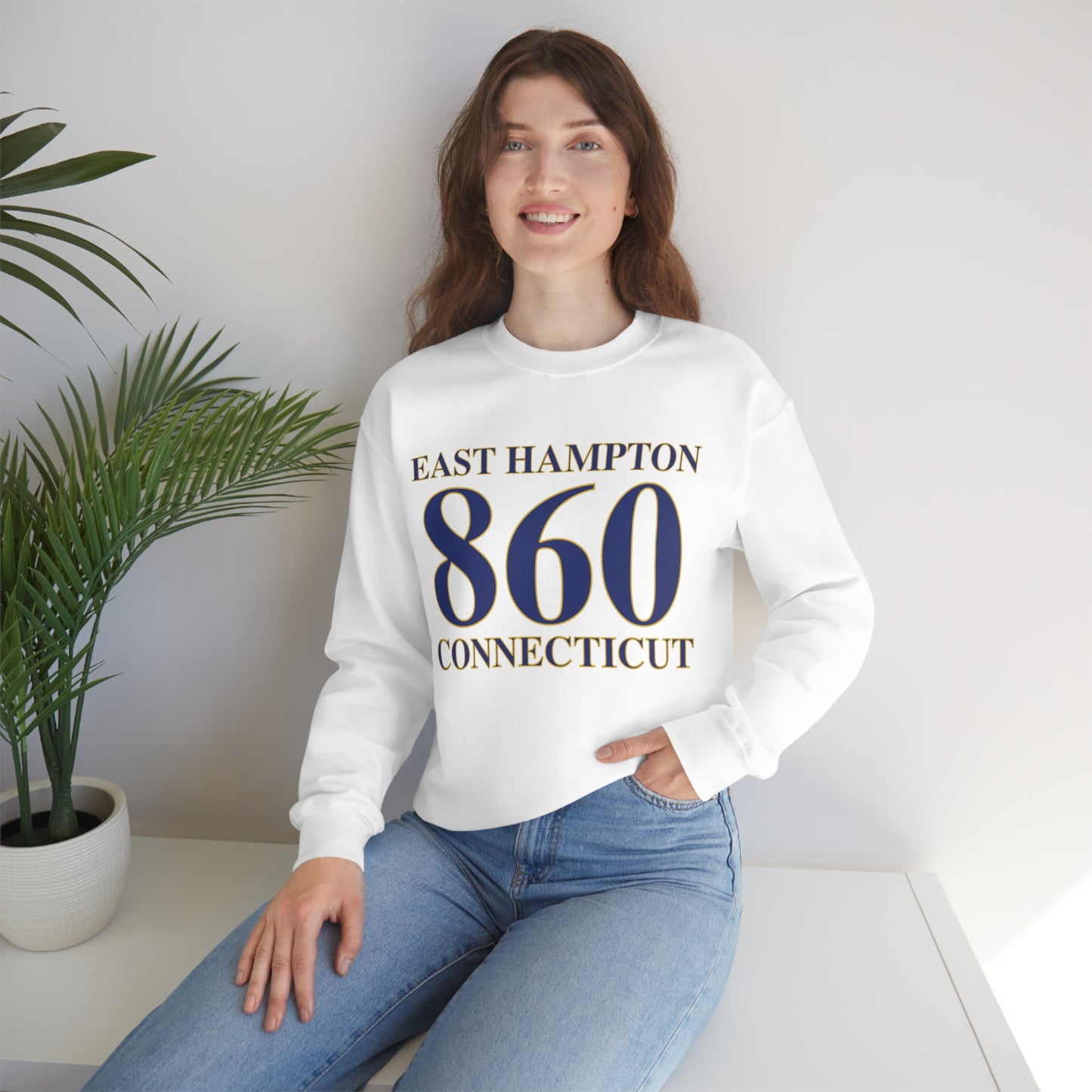 East Hampton 860 Connecticut Unisex Heavy Blend™ Crewneck Sweatshirt