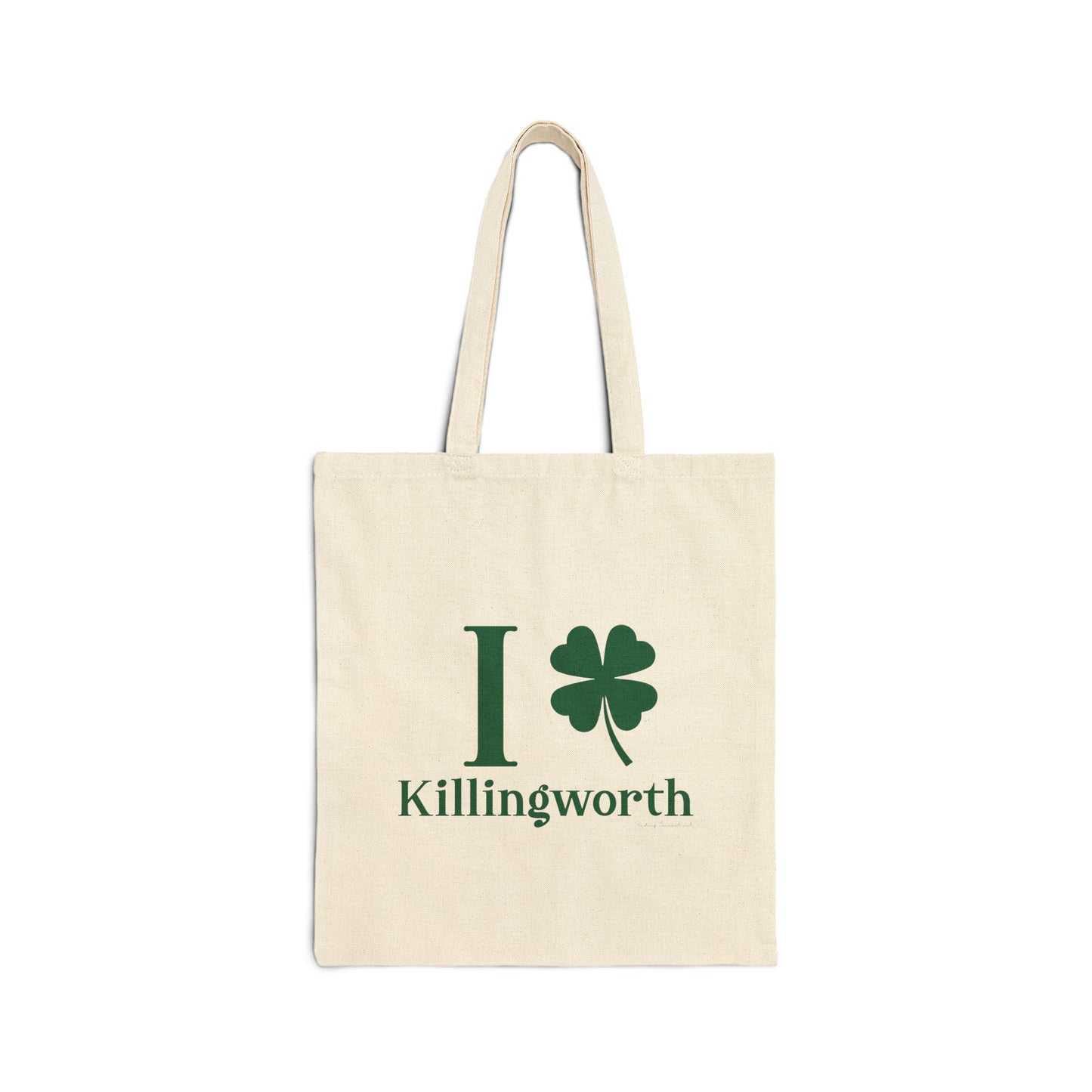 I Clover Killingworth Cotton Canvas Tote Bag