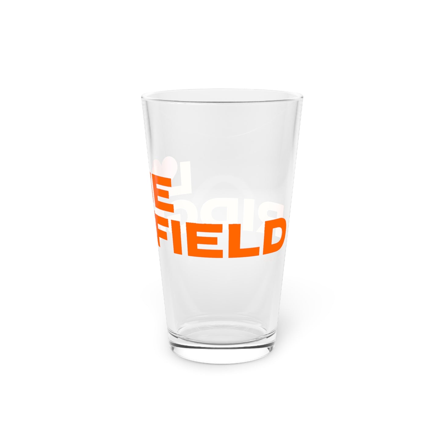 Love Ridgefield Pint Glass, 16oz