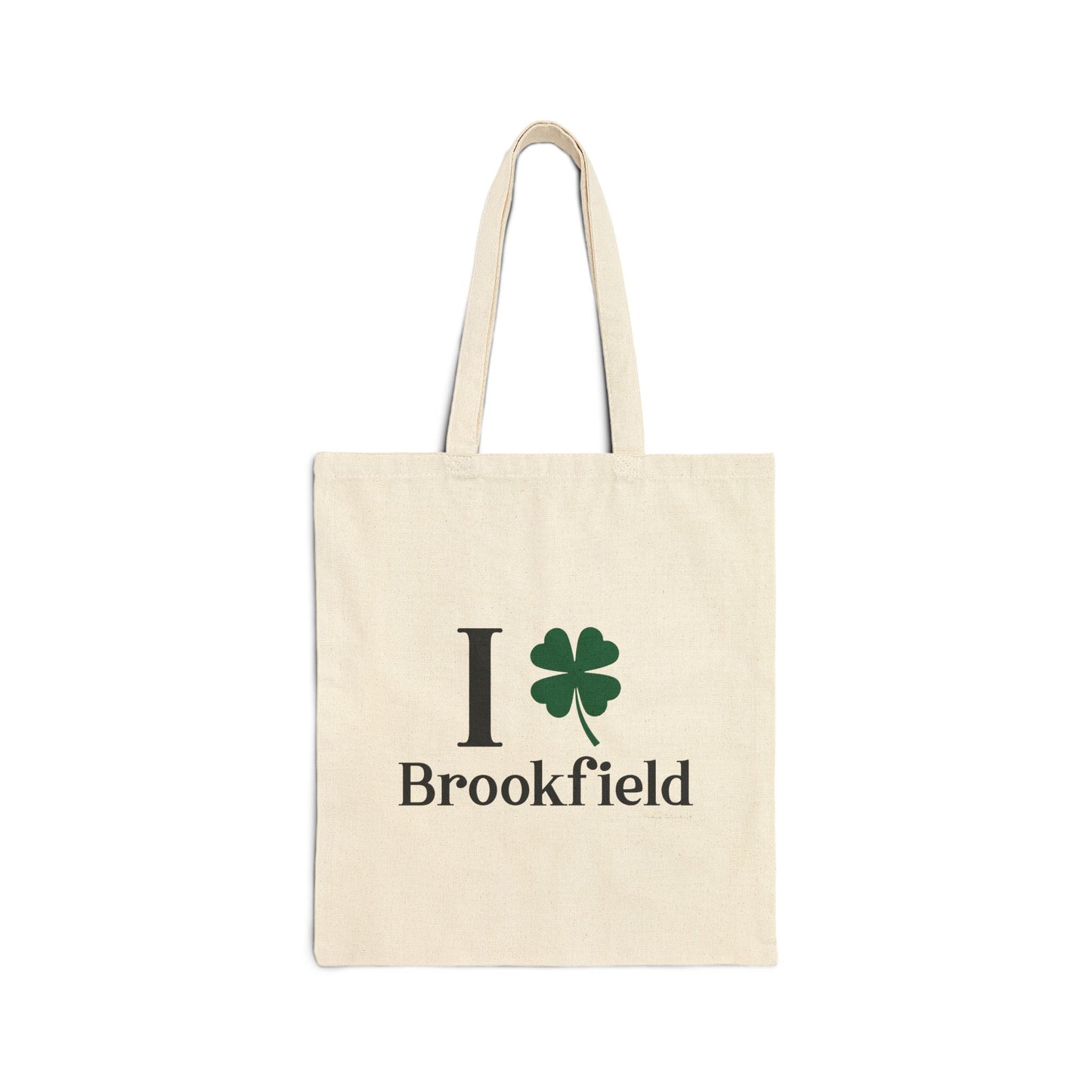 I Clover Brookfield Cotton Canvas Tote Bag