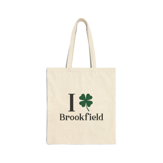 I Clover Brookfield Cotton Canvas Tote Bag