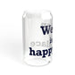 Weston Is My Happy Place  Sipper Glass, 16oz