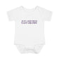 Just a kid from East Granby Infant Baby Rib Bodysuit